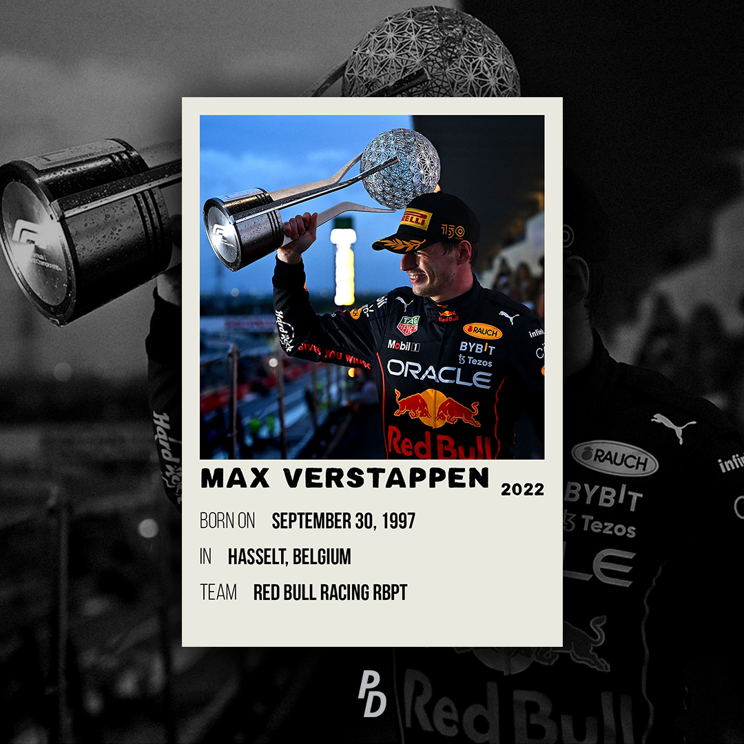 Formula 1 - World Champion 2022 - Max Verstappen