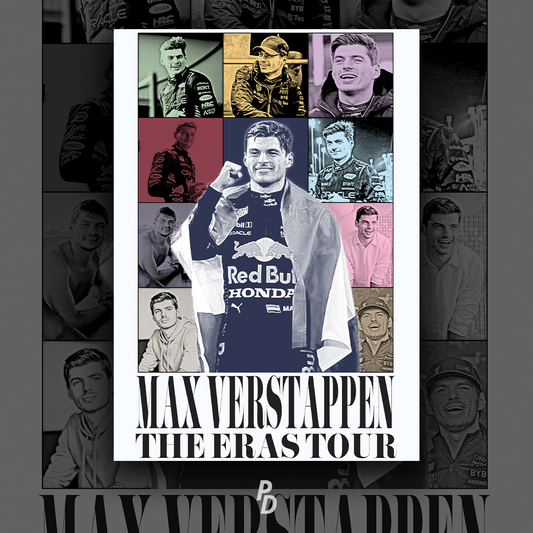 Max Verstappen - Eras Tour Poster
