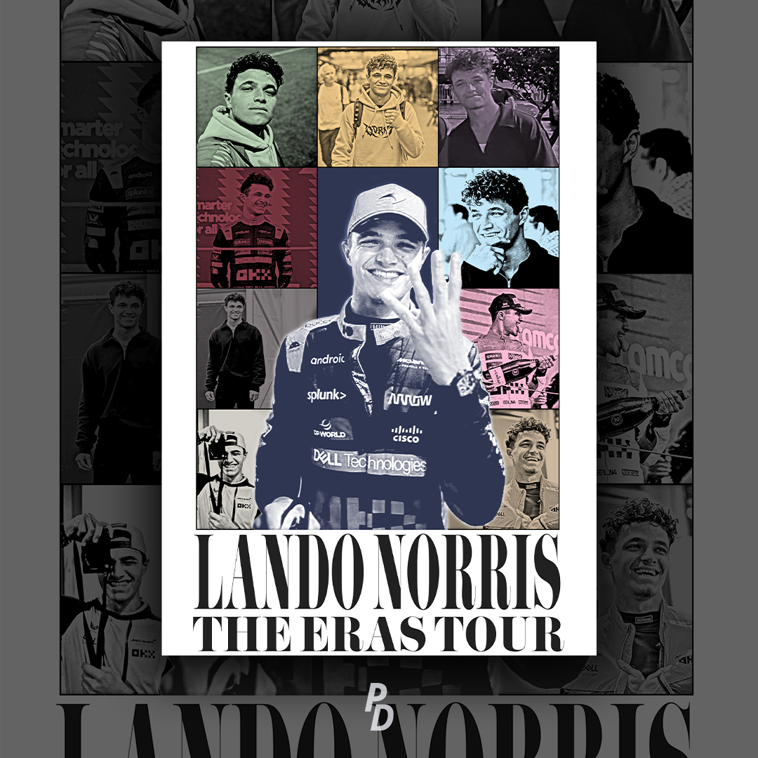 Lando Norris - Eras Tour Poster